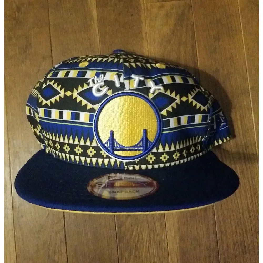 New Era Golden State Warriors 9Fifty The City NBA Snapback Hat Hardwood Classics